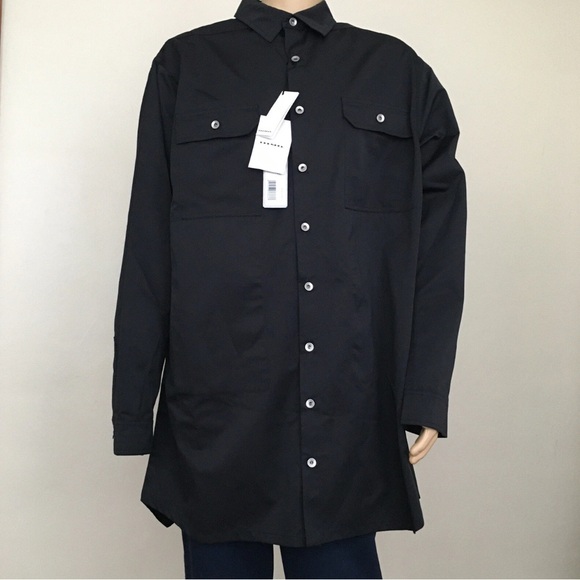 Rick Owens Drkshdw Black Jumbo Outershirt Men’s Size Small